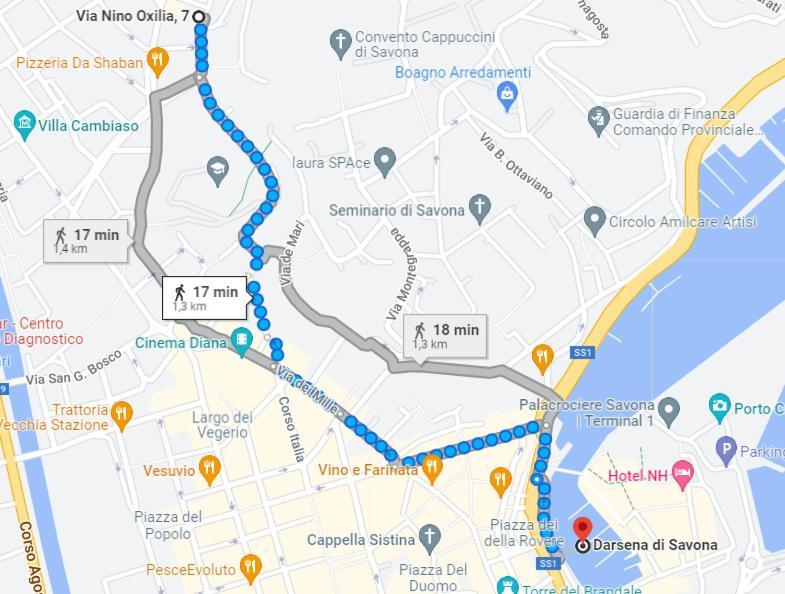 Appartamento Con Ac-Wi-Fi- Centro A 7 Min Σαβόνα Εξωτερικό φωτογραφία