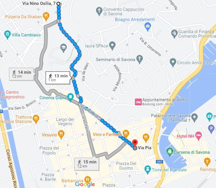 Appartamento Con Ac-Wi-Fi- Centro A 7 Min Σαβόνα Εξωτερικό φωτογραφία