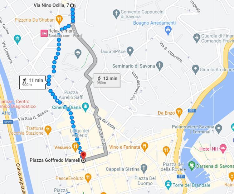 Appartamento Con Ac-Wi-Fi- Centro A 7 Min Σαβόνα Εξωτερικό φωτογραφία
